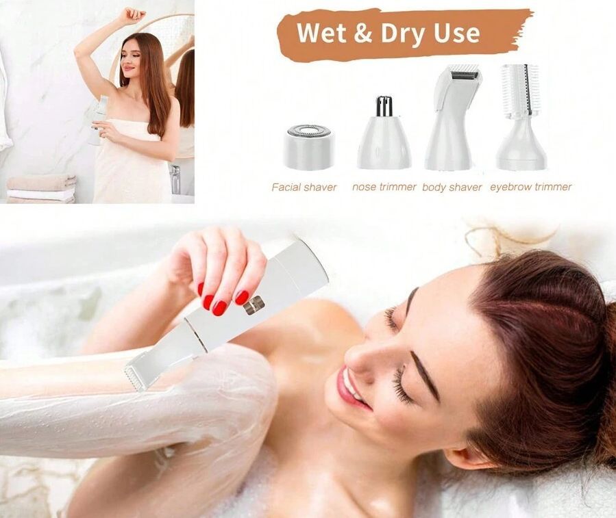 4 In 1 Facial Eyebrow Hair Remover For Women