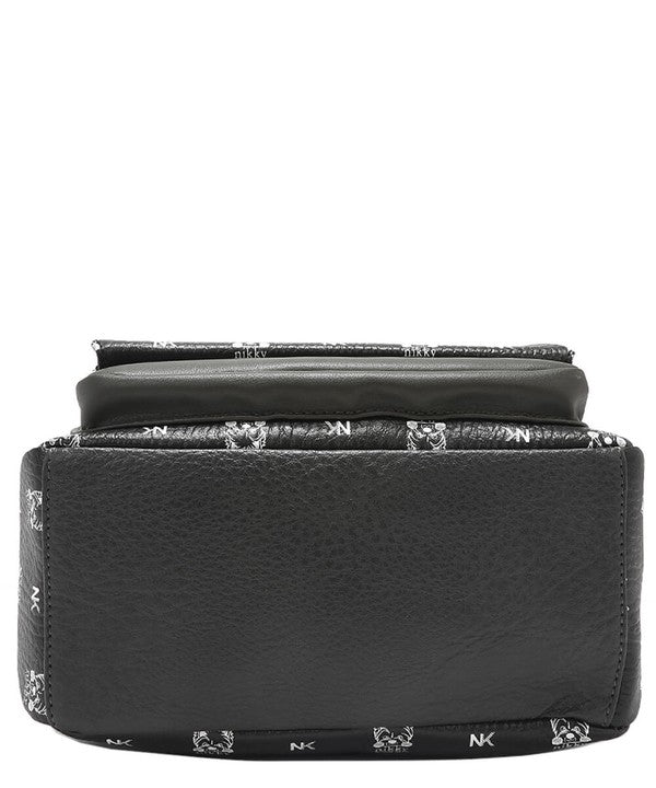 Nicole Lee USA Cat Eco-Leather Convertible Backpack Bag