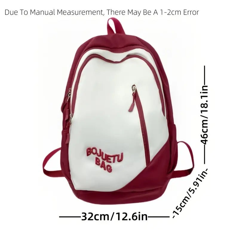 Backpack Fresh Sweet Backpack New Style Casual Men And Women Schoolbag