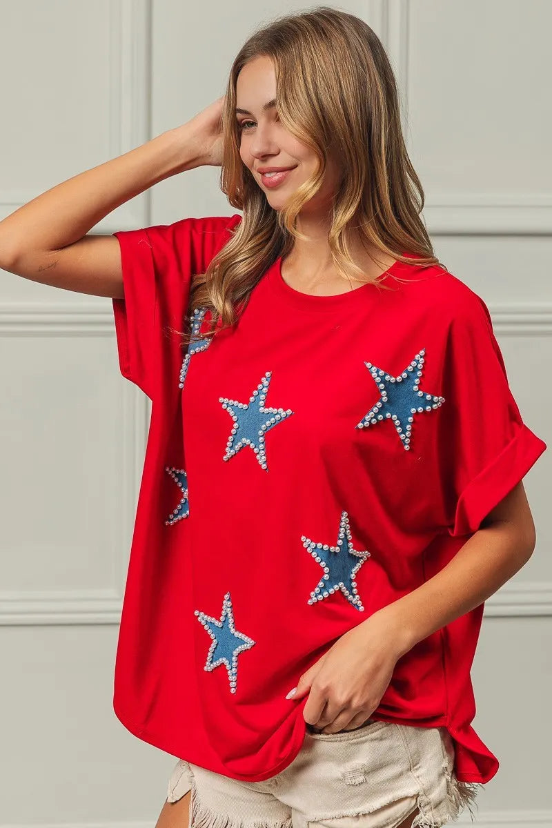 BiBi Fourth Of July Terry T-Shirt