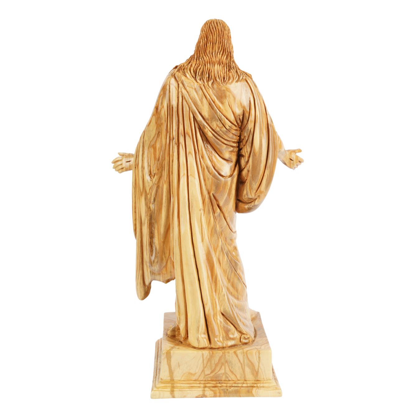 Handgeschnitzte Jesus-Statue aus Olivenholz – Exklusive Christusfigur