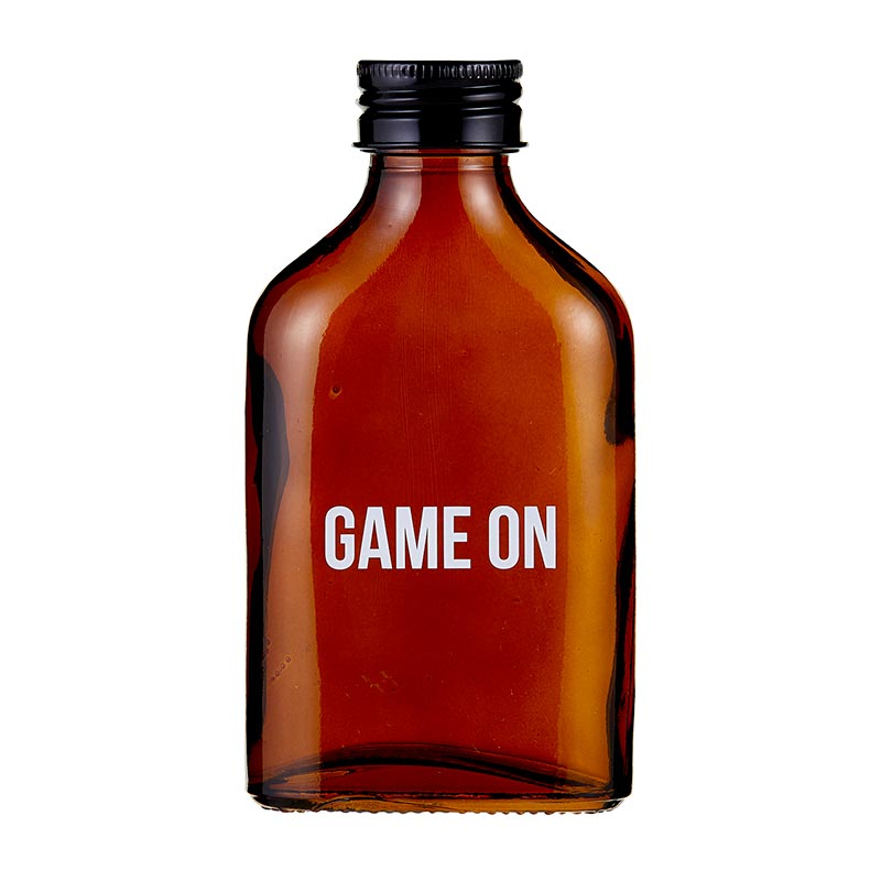 Game On Amber Mini Flask | Fathers Day, Dad Gift, Sports Themed Liquor