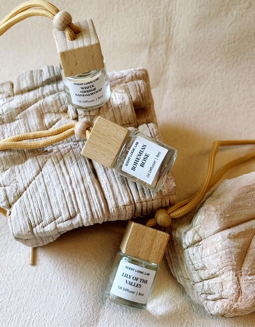 Luxury Car Diffuser – Hanging & Vent Clip | Long-Lasting 8ml Holiday