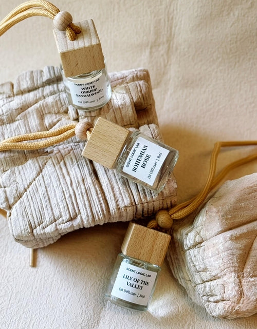 Luxury Car Diffuser – Hanging & Vent Clip | Long-Lasting 8ml Holiday