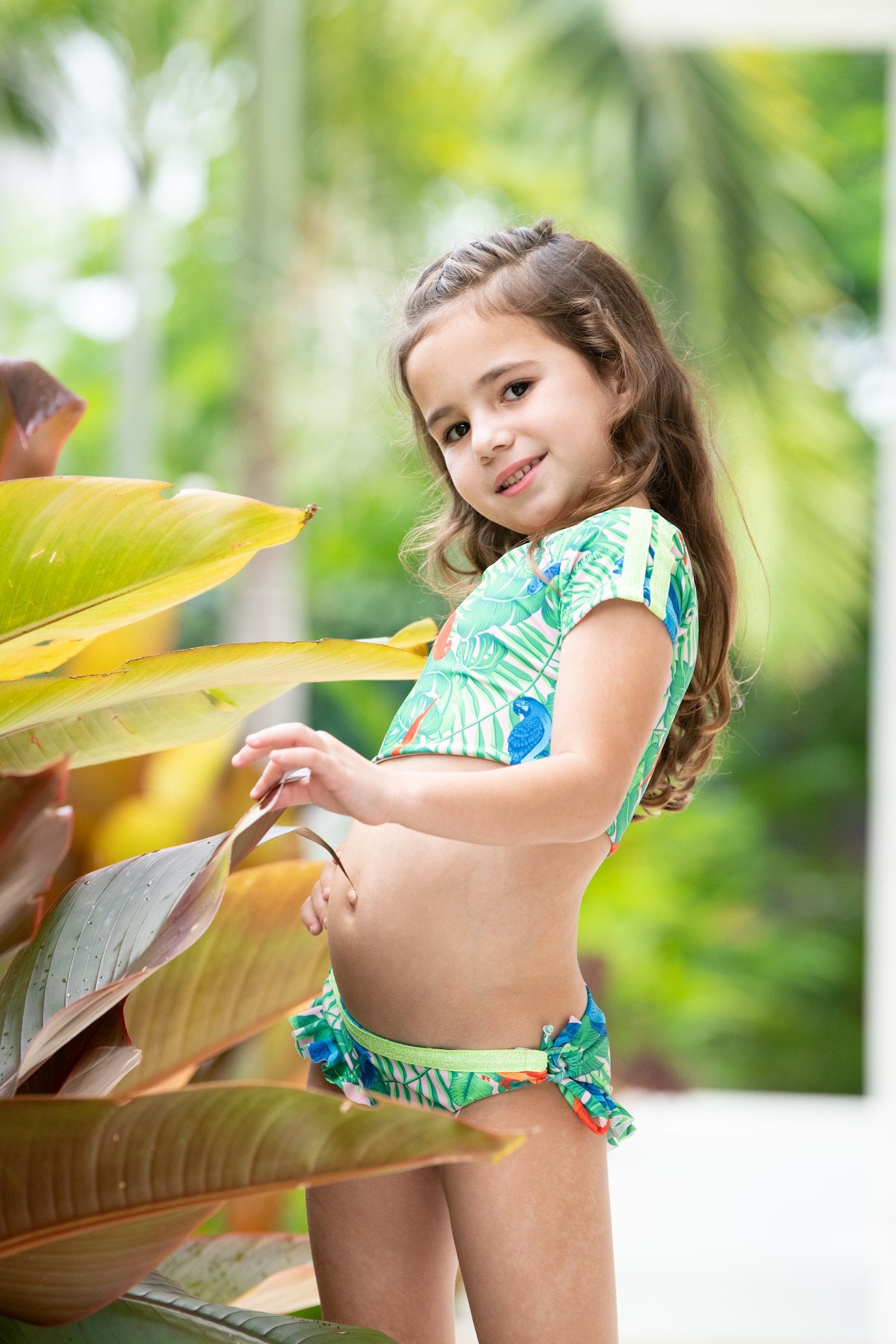 Parrot Jungle -  Bikini - Kids Swimwear