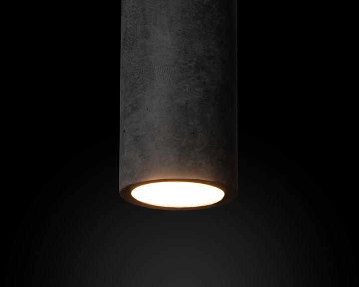 DARK GRAY Concrete Pendant Light W+W