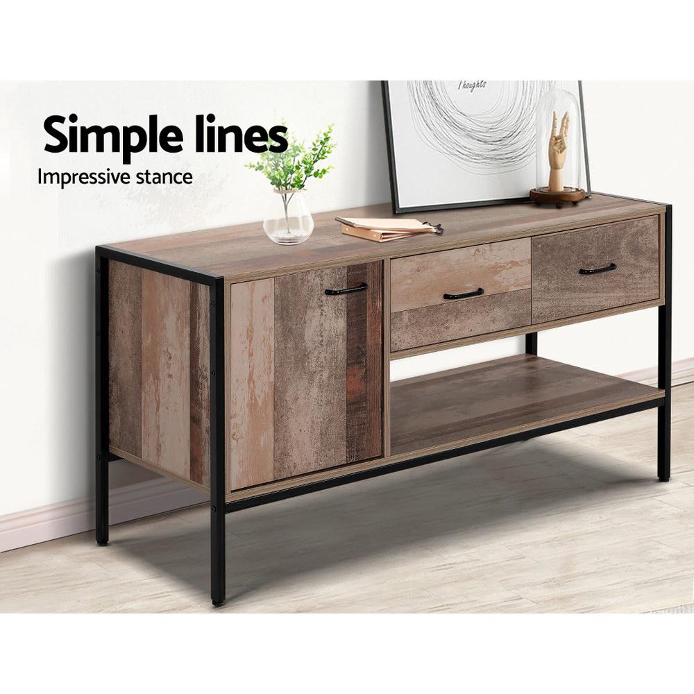 Artiss TV Stand Entertainment Unit Storage Cabinet Industrial Rustic
