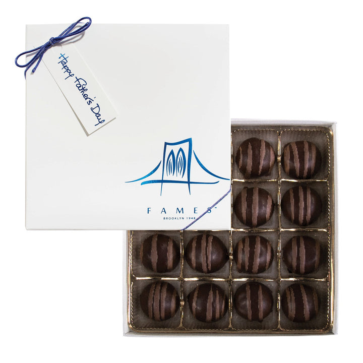 Father's Day Chocolate truffle Gift Box, 16 Pc, Kosher, Dairy Free.