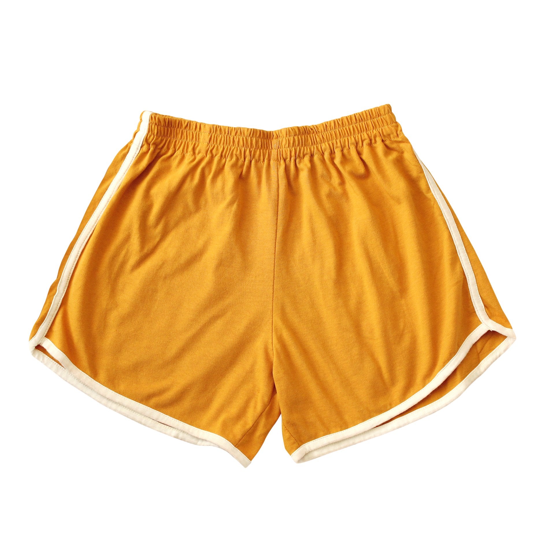 GIRL Seaside Runner Recycled Shorts in Sunflower Yellow