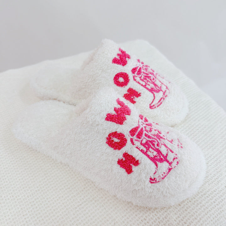 Howdy Boot Coziest Lounge Slippers
