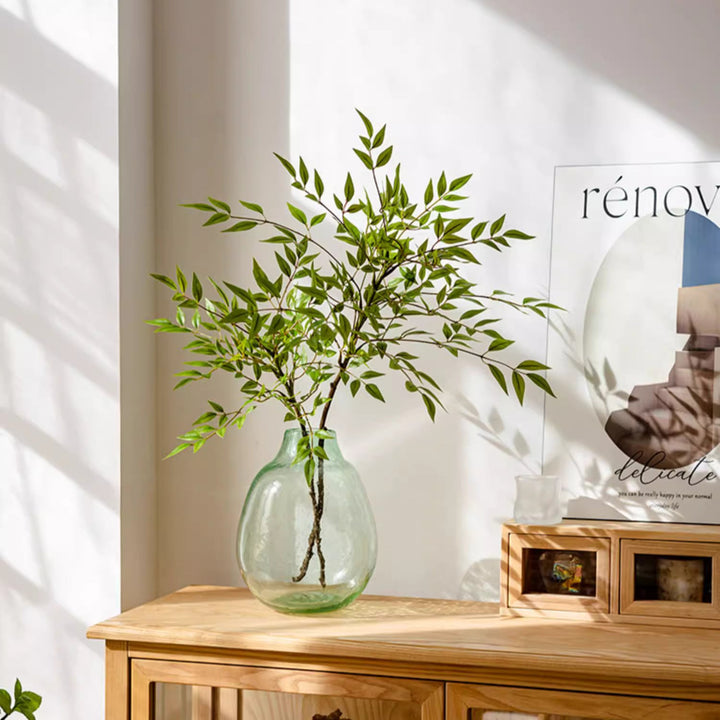 Green Nandina Leaf Stem