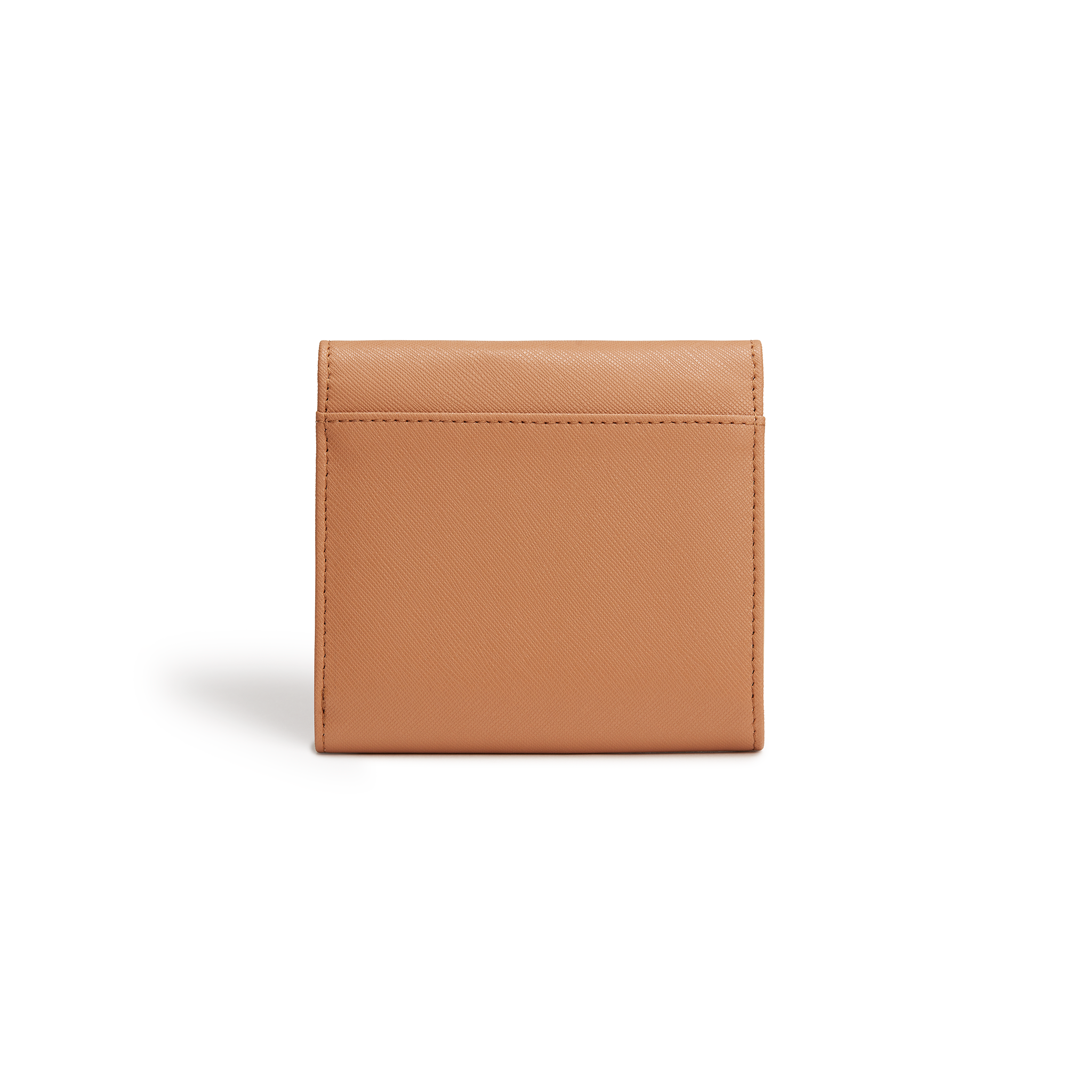 Brown - Diana Small Vegan Bifold Wallet