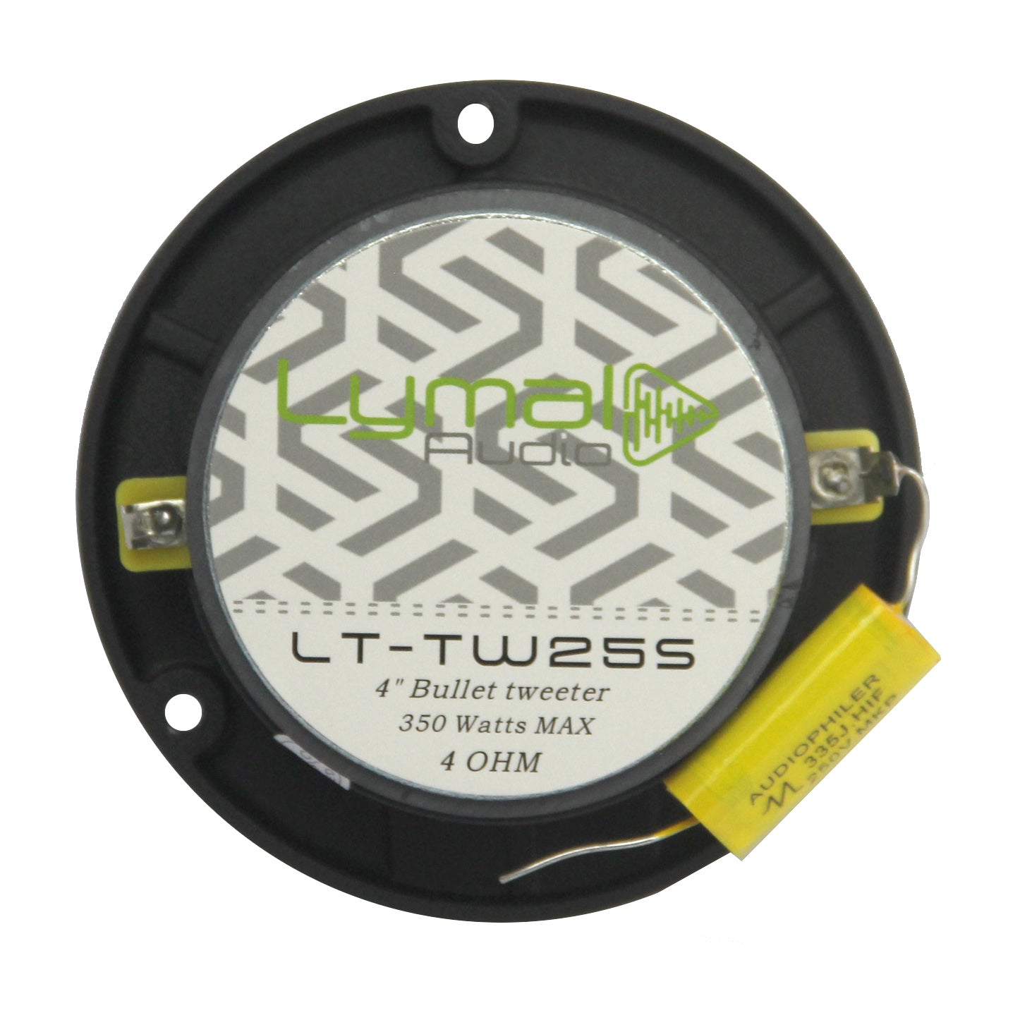 LT-TW25S PRO Bullet 3.75″ Super Tweeters Silver