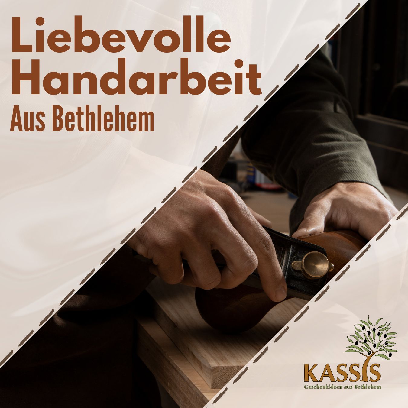 Handgeschnitzter Pferdekopf aus Olivenholz (groß) – Exklusive