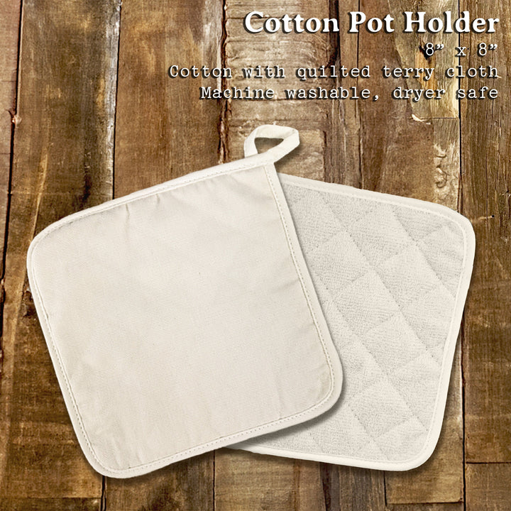 Green Oak Leaf - Cotton Pot Holder