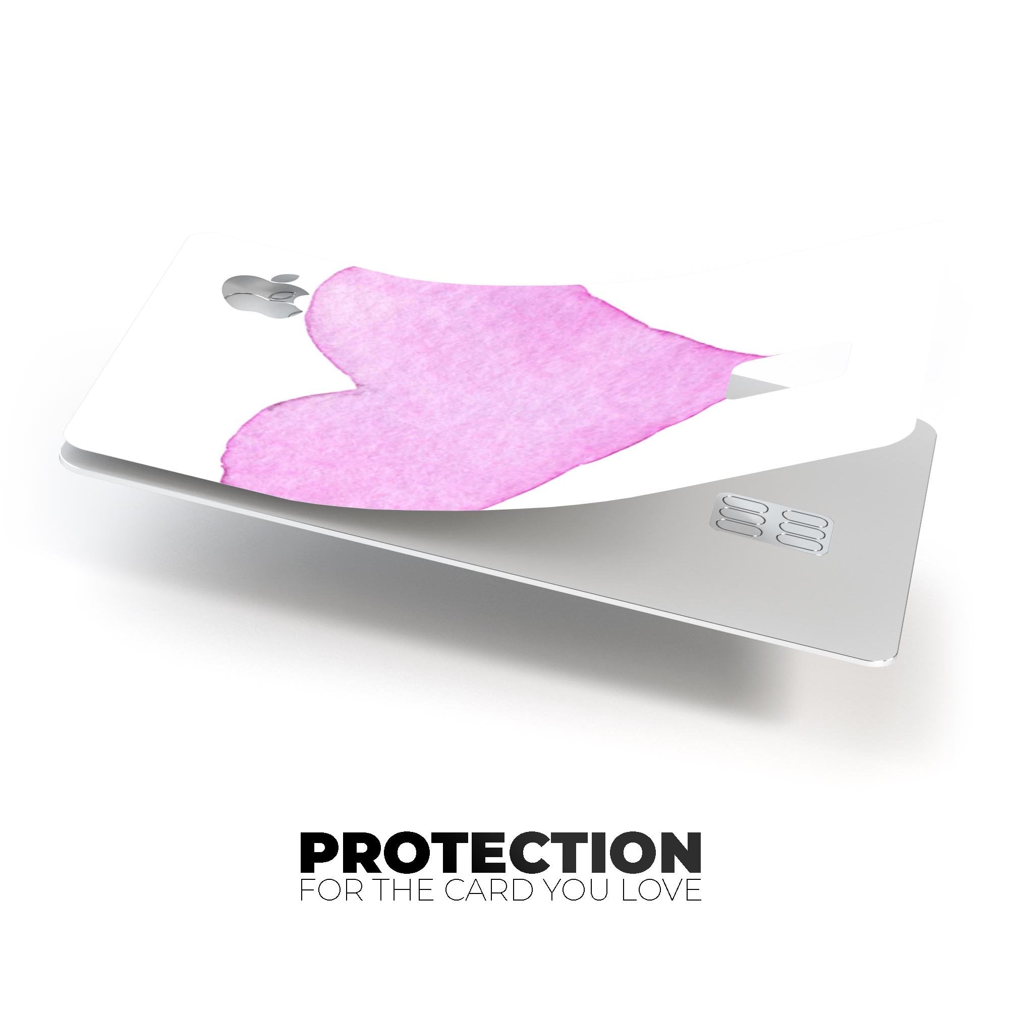 Pink Watercolor Heart - Premium Protective Decal Skin-Kit for the