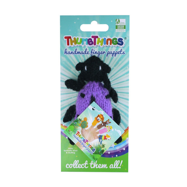 Purple Jewel Beetle Finger Puppet