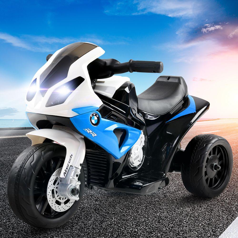 Kids Electric Ride On Car Police Motorcycle Motorbike BMW Licensed
