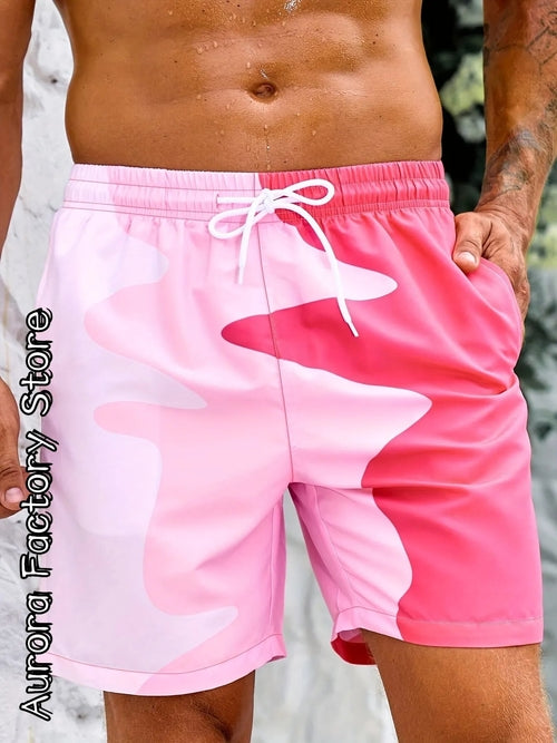 Summer Men Colorful 3D Shorts