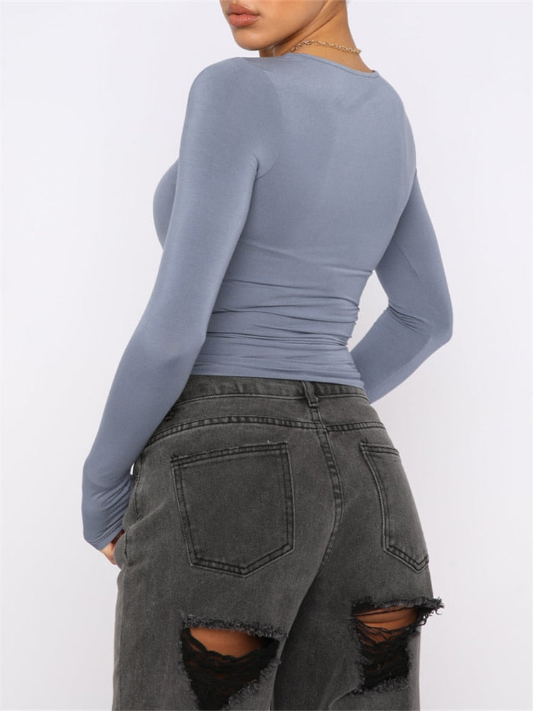 Women's Long Sleeve T-Shirts Top