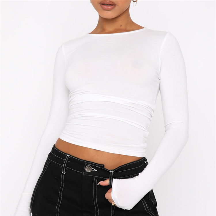 Women's Long Sleeve T-Shirts Top