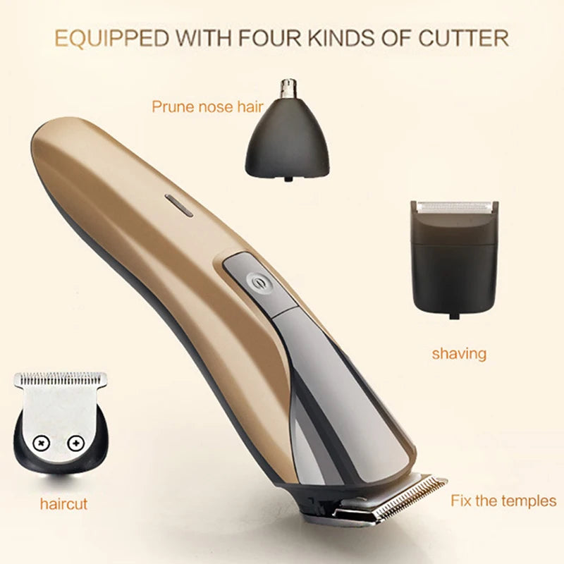 Multifunction Men's Electric Hair Trimmer Clipper Beauty Beard shaper