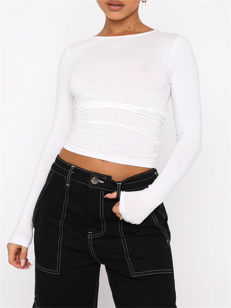 Women's Long Sleeve T-Shirts Top