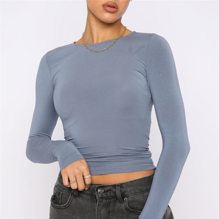 Women's Long Sleeve T-Shirts Top