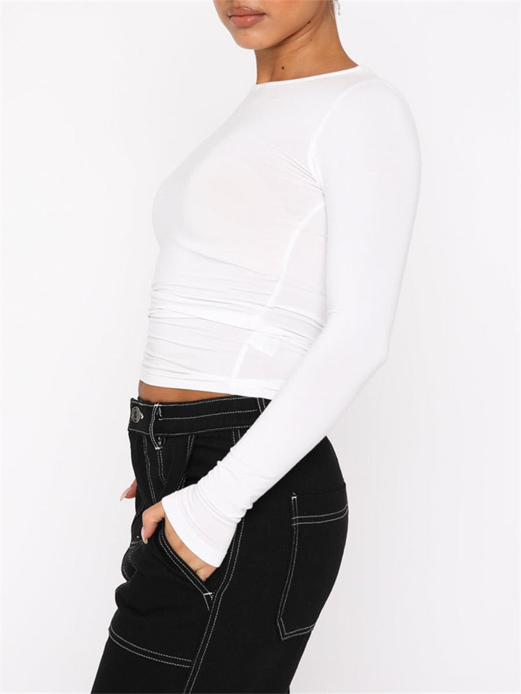 Women's Long Sleeve T-Shirts Top