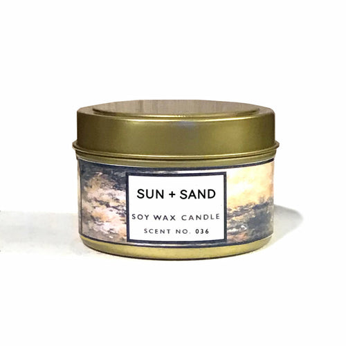 Sun + Sand Soy Wax Candle