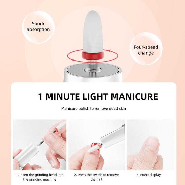 15000RPM Electric Nail Drill Mill For Manicure With 4 Kinds Of Speed