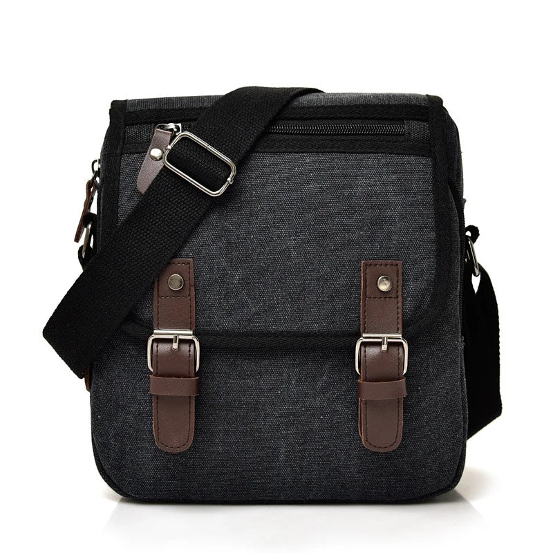Casual Fashion Canvas Men's Bag Vintage Men's Canvas Shoulder Bag