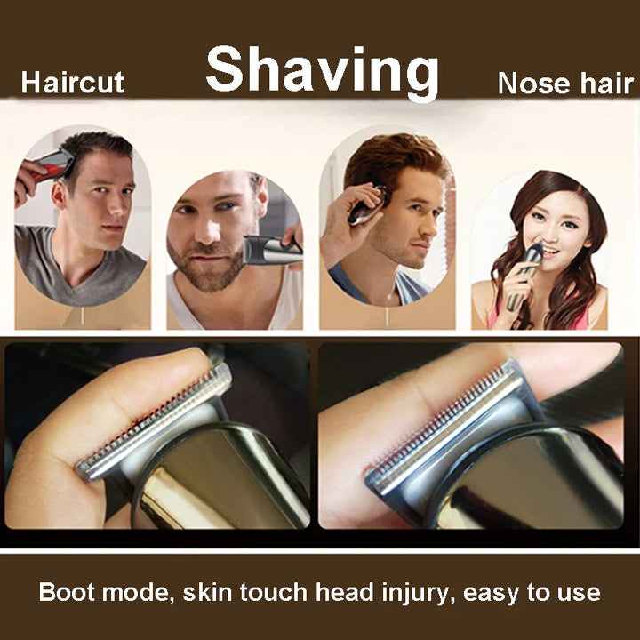 Multifunction Men's Electric Hair Trimmer Clipper Beauty Beard shaper