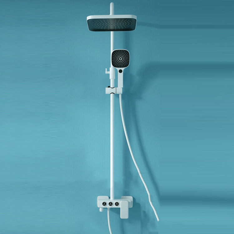 A11 Three Gear Round Tube Hot And Cold Shower Head Set Home Bathroom