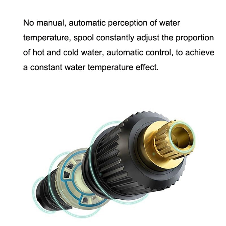 A11 Three Gear Round Tube Hot And Cold Shower Head Set Home Bathroom