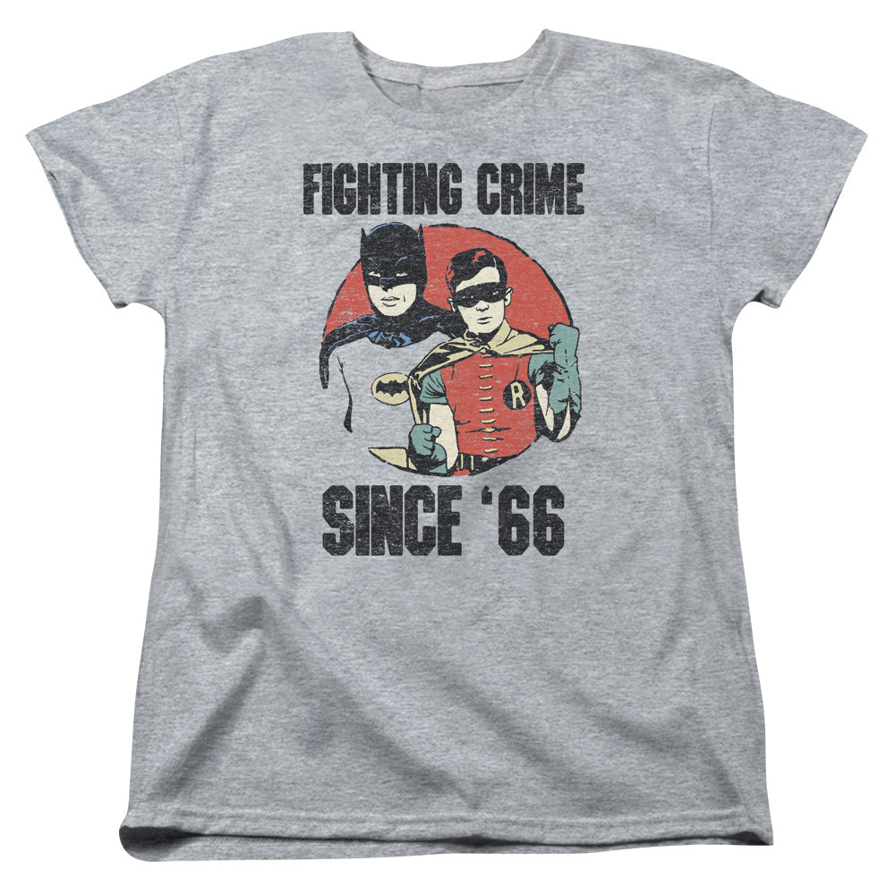 Trevco BMT147-WT-4 Batman Classic TV Since 66-S by S Womens Tee, A