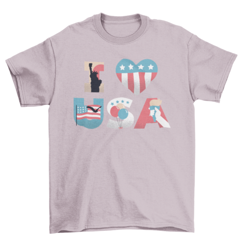 I Love USA T-shirt