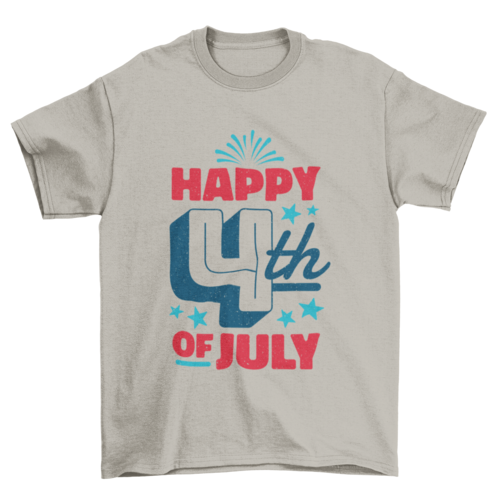 Happy 4th of july t-shirt