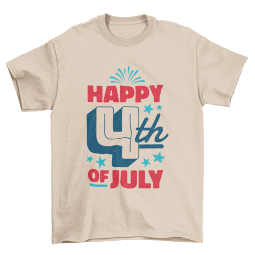 Happy 4th of july t-shirt