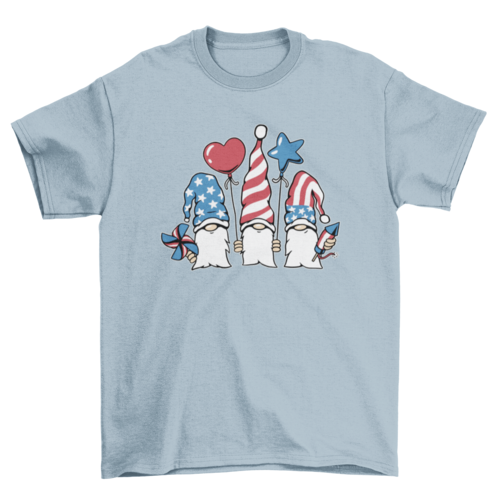 Independence day gnomes t-shirt