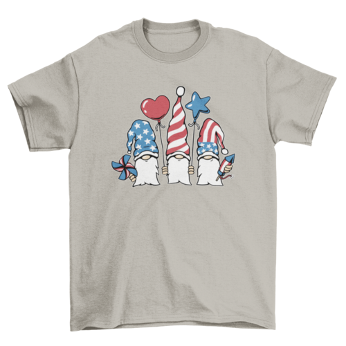 Independence day gnomes t-shirt