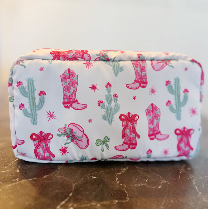 Western Whimsy Everyday Cosmetic Case
