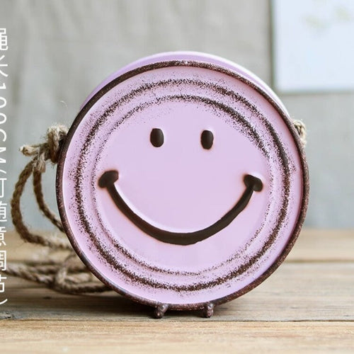 Happy Face Hanging Planter