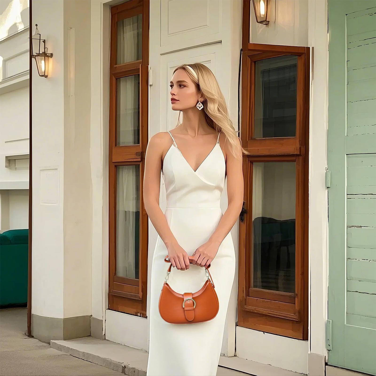 Fashion Los Angeles Women Shoulder Bag Black Brown