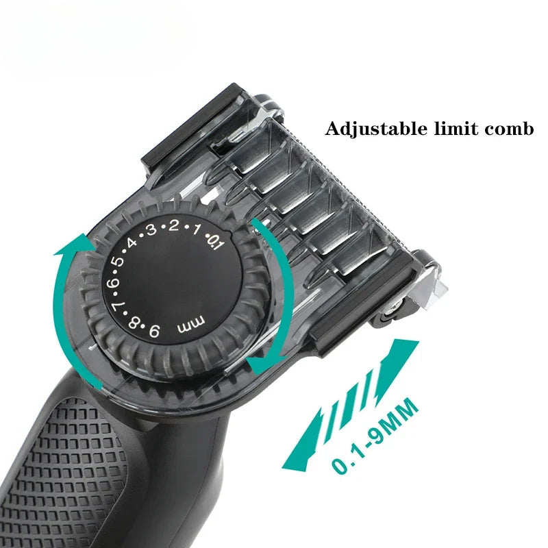 Men's Face Body Electric Shaver Beauty Set Beard & Body Trimmer