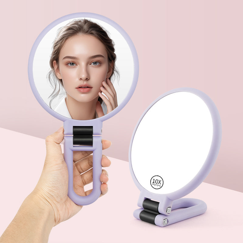 Purple Handle Mirror