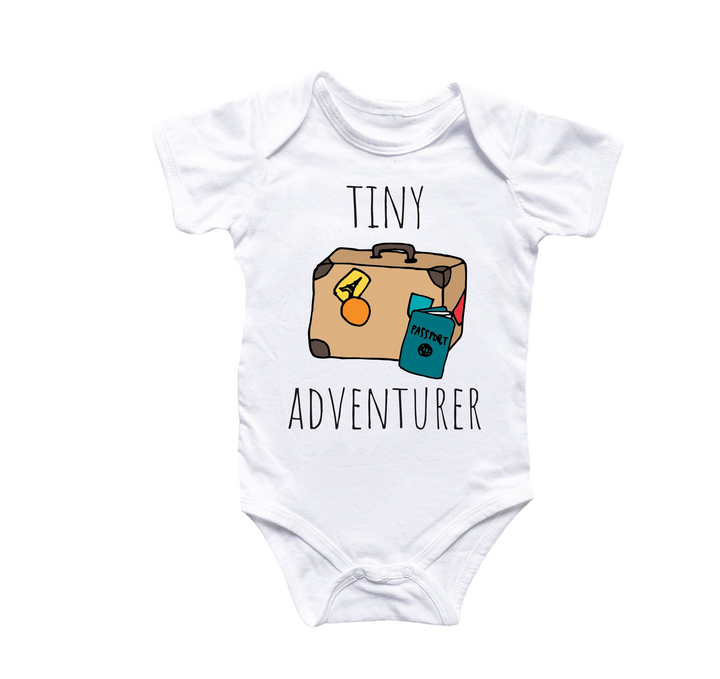 Travel Adventure Airplane - Baby Boy Girl Clothes Infant Bodysuit Funn