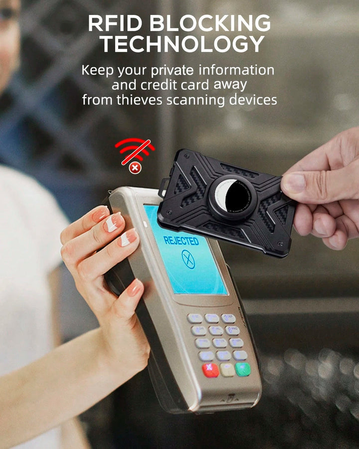 Minimalist Wallet For Men- Airtag Wallet Slim Wallet With Airtag