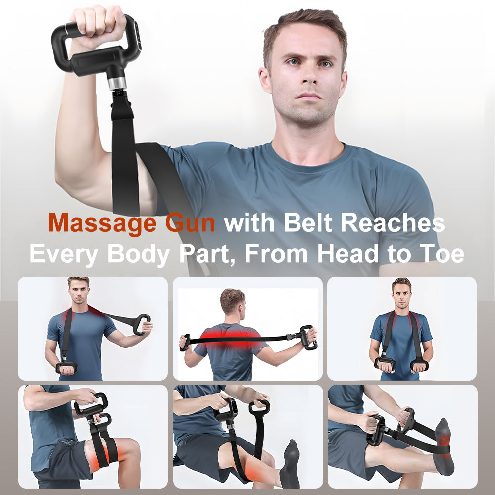 Best Selling Fascia Massager With Waist Belt - 6-Speed Deep Muscle