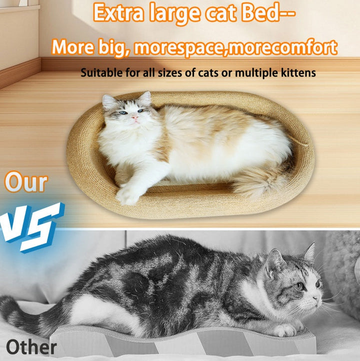 Large Space Cat Scratching Board Cat Bed One-Piece Enlarged And
